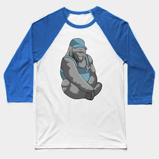 Gorilla as Craftsman with Wrench Baseball T-Shirt